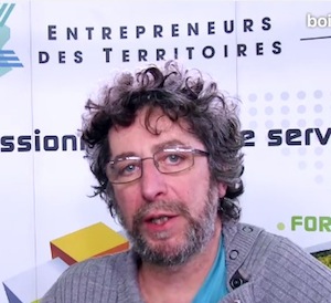 François Pasquier au salon BOIS ENERGIE 2016, image Jeremy Hugues