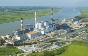 La centrale de Cordemais dans l'estuaire de la Loire, photo EDF