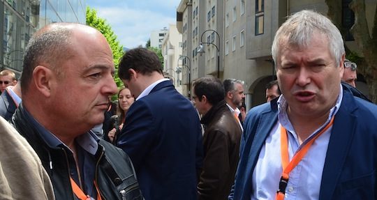 Jean-PIerre Monny, Thau Energies Bois et Christian Baldauff, Fröling France, photo Frédéric Douard