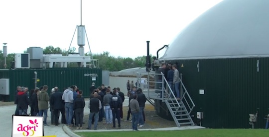 L'unité de méthanisation Lay Rochers CH4 à Mareuil-sur-Ley en Vendée, image AGRI85