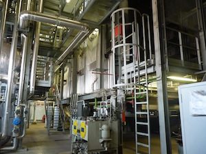 La chaudière bois vapeur dAEB, 14,5 MW, photo Frédéric Douard