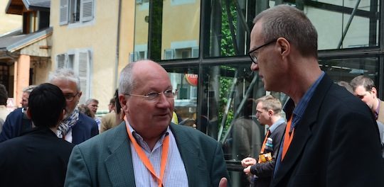 Michel Siat et Hugues de Cherisey, photo Frédéric Douard