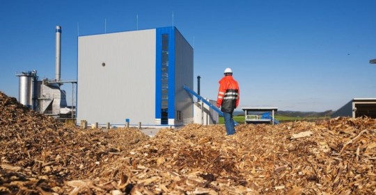 Centrale de cogénération à la biomasse de Wittgenstein en Allemagne, photo RWE Innogy GmbH