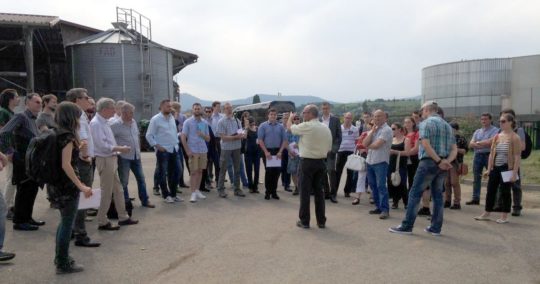 La visite du site d'Obernai, crédit photo Biogaz Vallée®