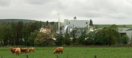 La centrale de Rothes en Ecosse est équipée d'un système AET SNCR deNOx, photo AET