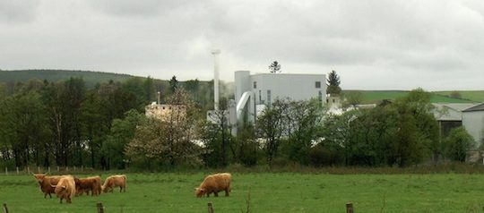 La centrale de Rothes en Ecosse est équipée d'un système AET SNCR deNOx, photo AET