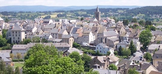 La ville de Saint-Chély d'Apcher en Lozère, photo Ville de Saint-Chély d'Apcher