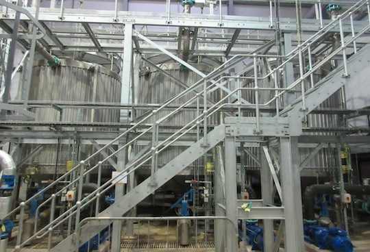 Système FlexFeed d'hygiénisation totale avec récupération d'énergie à Londres, photo Xergi