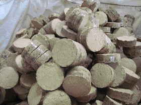 Briquettes, photo Decoval