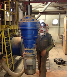Changement d'un moteur et son réducteur par Joly & Philippe, photo J & P