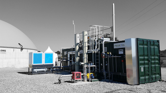 Site de Liffré – Valopur 100-120 Nm3:h de Biogaz, photo Prodeval