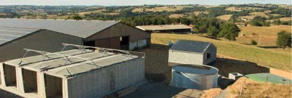 Unité de méthanisation en vois sèche en Auvergne, photo Aduhme