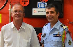 Jean-Jacques Rousseau, EDF-OS et le colonnel Thomas Guérin, photo Frédéric Douard