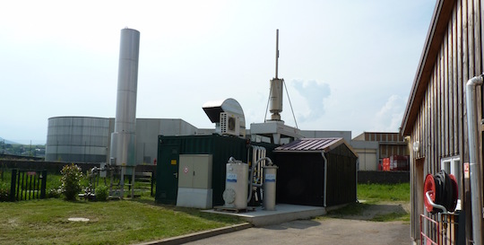 Le module de cogénération Schnell, photo François Bornschein