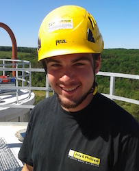 Antoine Rivron, le chef du chantier Brenil Pellet chez Joly & Philippe, photo J&P