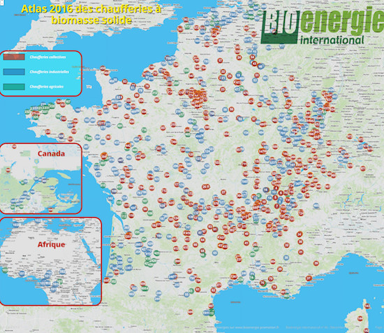 Atlas 2016 Bioénergie International des chaufferies à biomasse solide