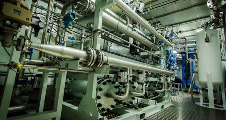 Unité de filtration membranaire d’une Wagabox, photo Waga Energy