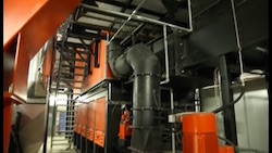 La chaudière Weiss de la chaufferie de Soissons, photo Cofely