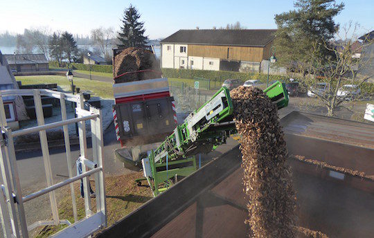 Tapis de livraison de la SCIC Bocage Bois Energie, photo François-Xavier Babin