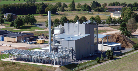 Centrale de cogénération biomasse de Bad Arolsen en Allemagne, photo Valmet