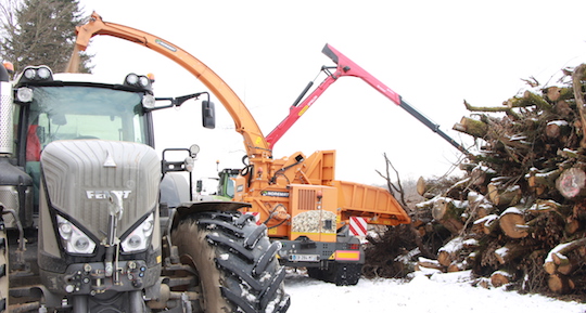 La déchiqueteuse de bois-énergie Valormax D80-120 de Noremat