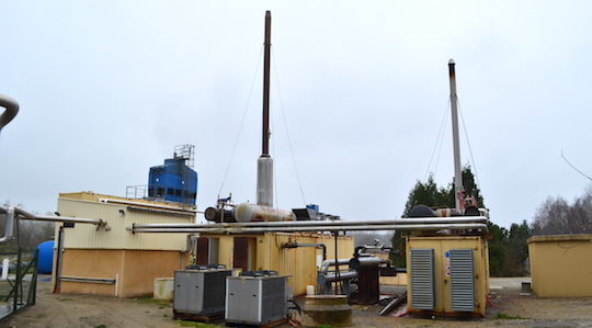 Les installations de cogénération et d'évaporation Arcavi à Eteignières, photo Frédéric Douard