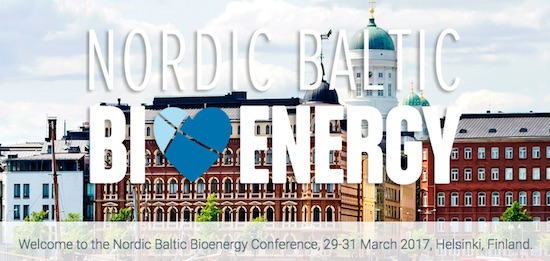 Nordic Baltic Bioenergy Conference, 29-31 March 2017