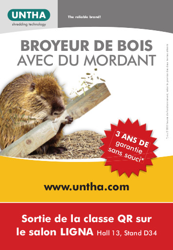 Untha, des broyeurs industriels avec du mordant