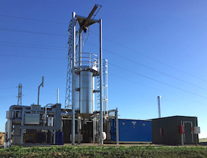 Les équipements de purification de Meaux Biogaz, photo HZI BioMethan