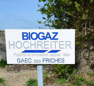 BIOGAZ HOCHREITER constructeur de l'unité de méthanisation du GAEC des Friches, photo Frédéric Douard
