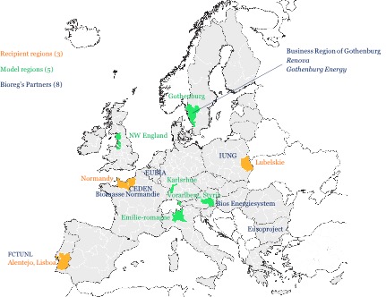 Carte des partenaires BIOREG