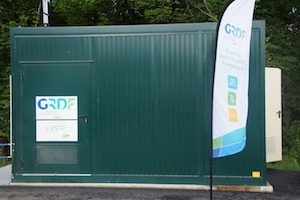 Le poste d'injection de biométhane à Locminé, photo LIGER