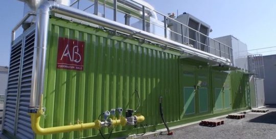 Le second module de cogénération fourni par le Groupe AB