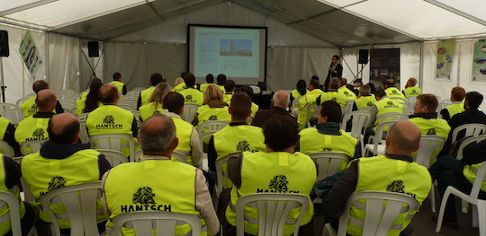 Les journées Hantsch sont ponctuées de conférences comme ici en 2011 chez Teva, photo Frédéric Douard