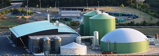 Tiper Méthanisation utilise le schéma de traitement du digestat, évapo-concentration & distillation de France Evaporation