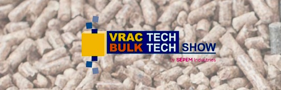 Vrac Tech 2019, salon des technologies du vrac du 1 au 3 octobre au Mans