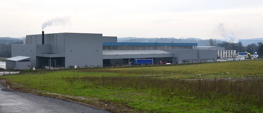 La société bretonne de galvanisation, en face de l'usine de méthanisation, photo Frédéric Douard