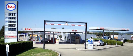 La station-services Guillemeau à Avallon fournit carburants et combustibles bois, photo Ets guillemeau
