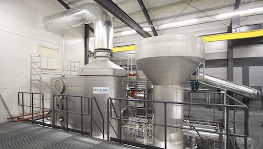 Le laveur-condenseur de fumée Caligo à Kauhava, photo Caligo