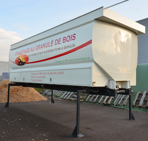 Le deuxième caisson souffleur de granulés TRANSMANUT des Ets Guillemeau, photo Frédéric Douard