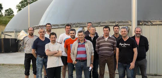 Les Energiculteurs de l'Oust, méthaniseurs à La Chapelle Caro, photo SAS Energiculteurs de l'Oust