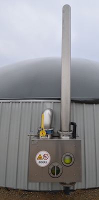 Régulateur de pression ÜU-GD, Biogaskontor, photo Frédéric Douard