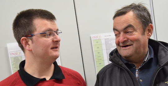 Adrien Haller de AHCS à gauche et Paul Ropert, photo Frédéric Douard