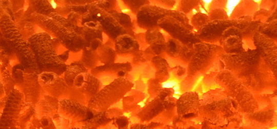 La pyrolyse peut transformer la matière organique en gaz, hydrocarbure liquide ou charbon, photo Frédéric Douard.