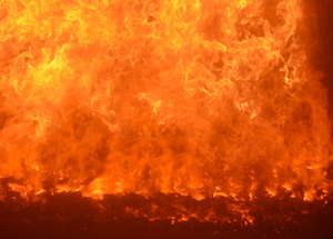 L'automatisation de la conduite des chaudières a parfois fait perdre les compétence de diagnostic de la combustion à l'oeil, photo Frédéric Douard