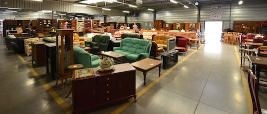 Le Bric à Brac de Foulain a peu à envier aux grand magasins, photo Frédéric Douard