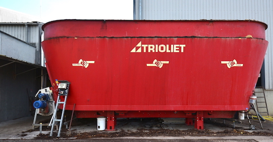 L'incorporateur des intrants solides chez Agrivalor, photo Frédéric Douard