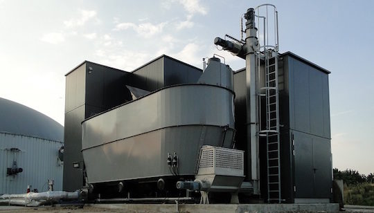L'incorporateur des matières en amont du module d'hydrolyse, photo BS