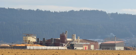 L'usine Désia 25 dans la plaine de Pontarlier, photo Frédéric Douard