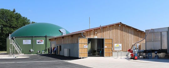 Vosges Méthanisation, un chantier réalisé par Biogaz Services, photo B2S